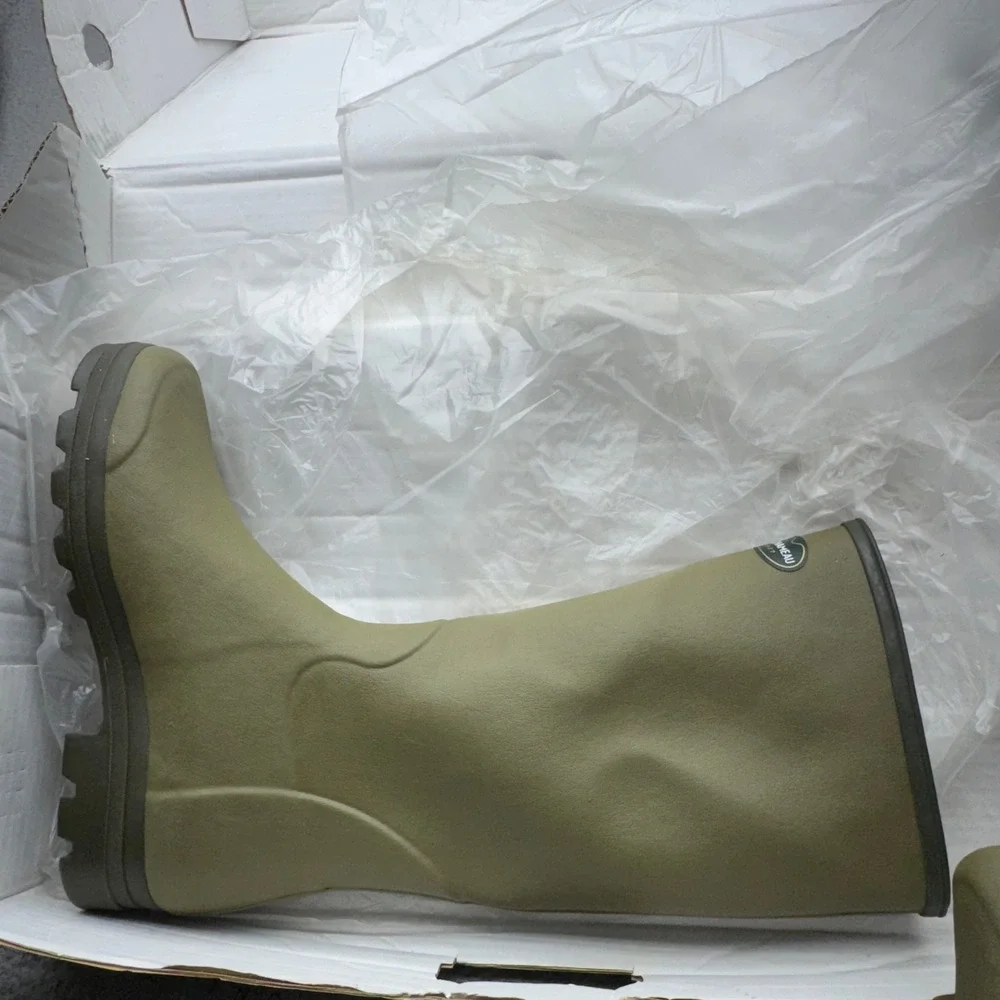 Le Chameau Vierzon M Boots Mens 11.5 Green Rubber Waterproof Rain Wellington